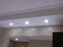 Baldas de baño, azulejos