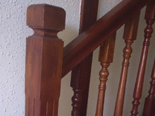 Barandilla de madera